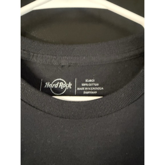 Hard Rock T Shirt Mens XL Black Hollywood Florida Hotel Casino Short Sleeve - Picture 3 of 6
